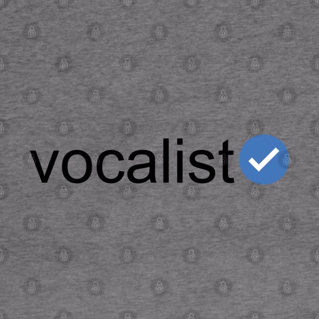 Verified Vocalist (Black Text) by inotyler